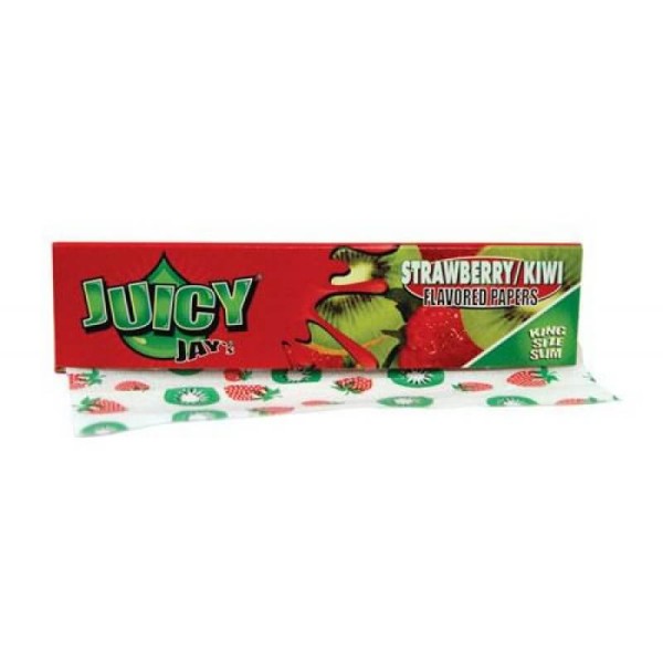 Juicy Jays King Size Slim Strawberry Kiwi - Χονδρική